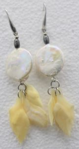 Statement pearl earrings