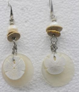 Statement Sand Dollar Earrings