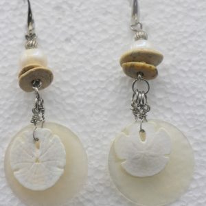 Statement Sand Dollar Earrings