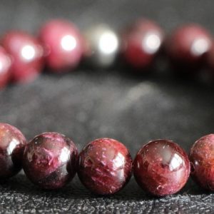 Garnet Stretch Bracelet