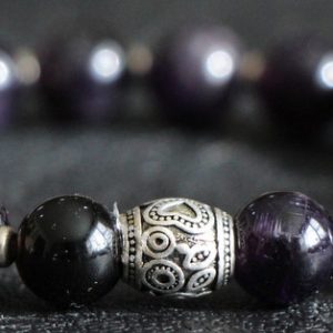 AAA Grade Amethyst Stretch Bracelet