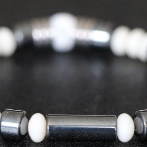 White Coral Stretch Bracelet