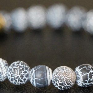 Spider Web Jasper Stretch Bracelet