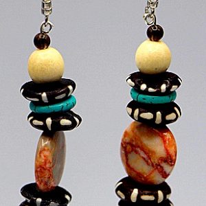 Red Line Jasper earrings