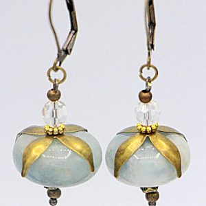 Aquamarine drop earrings