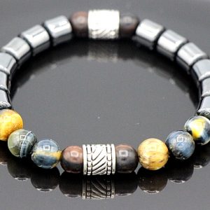 Hematite Tiger's Eye Bracelet