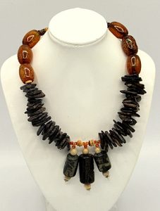 Mixed Media Statement Necklace
