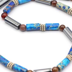 Aqua Terra Jasper Men's Necklace