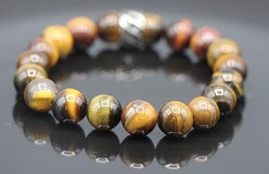 Yellow and Brown Tiger's Eye Bracelet