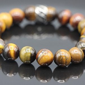 Yellow and Brown Tiger's Eye Bracelet