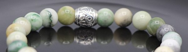 African Jade and Onyx bracelet